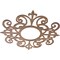 Ekena Millwork Dijon Wood Fretwork Pierced Ceiling Medallion, Walnut, 32"OD x 10 3/8"ID x 3/8"T CMWP32X32X0375DIWA - alternate 2